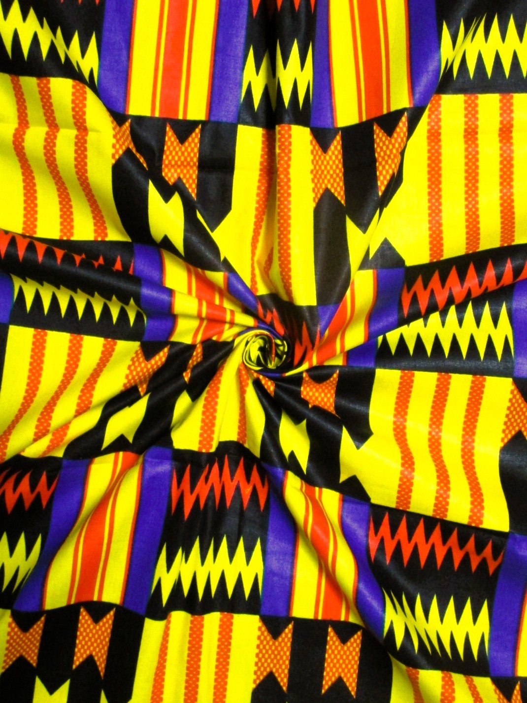 画像: アフリカンプリント生地 パーニュ