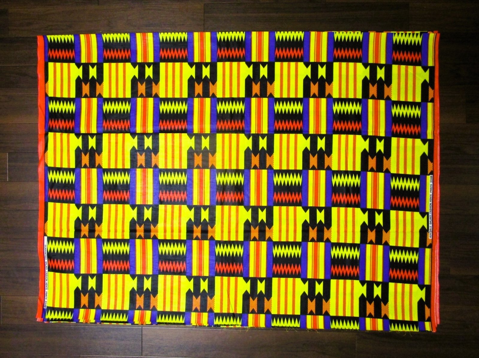 画像: アフリカンプリント生地 パーニュ