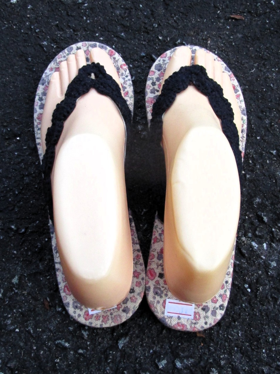 画像4: 【２４・５ｃｍ〜２５ｃｍ】レトロ調＊小花プリント＊ビーチサンダル