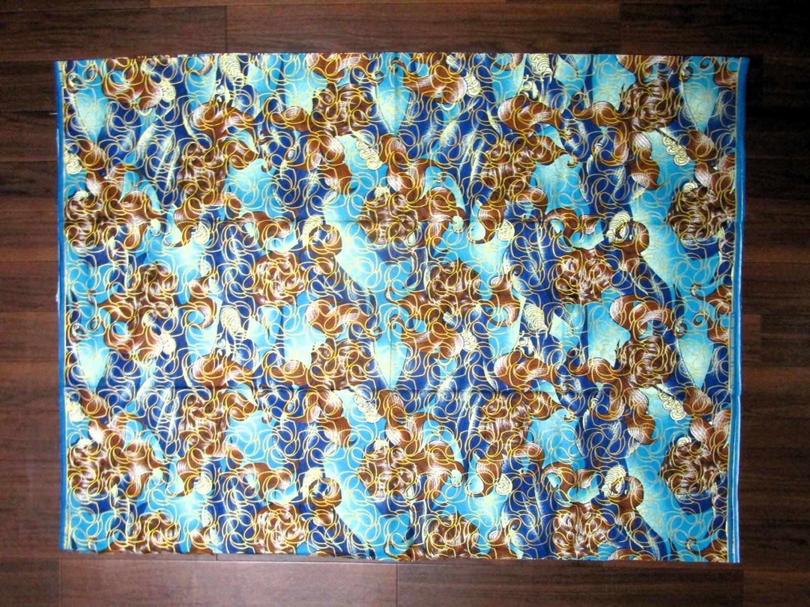 画像: アフリカンプリント生地 パーニュ