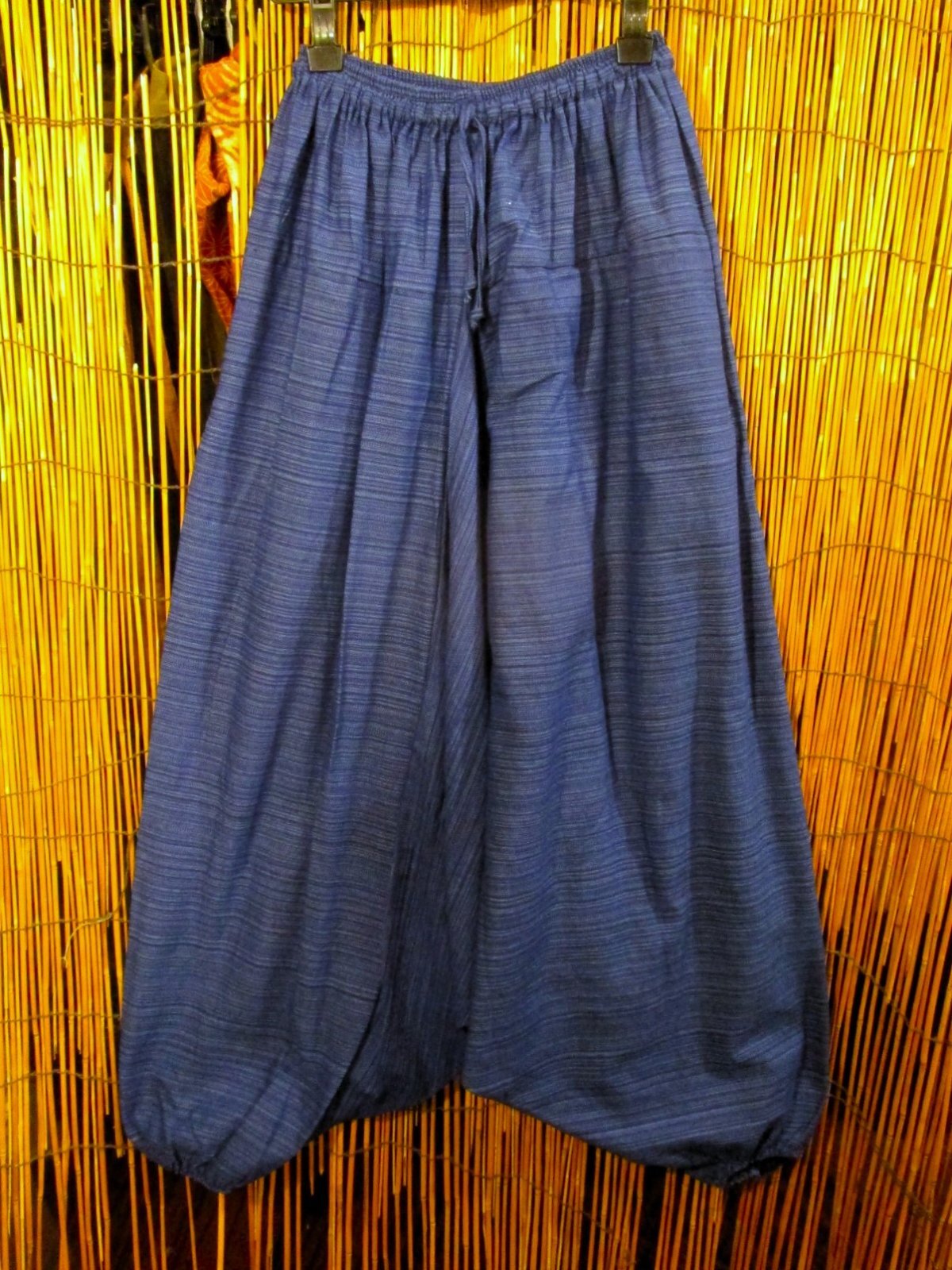 画像1: 二色の糸＊コッン素材＊シンプル＊ふんわり＊サルエルパンツ