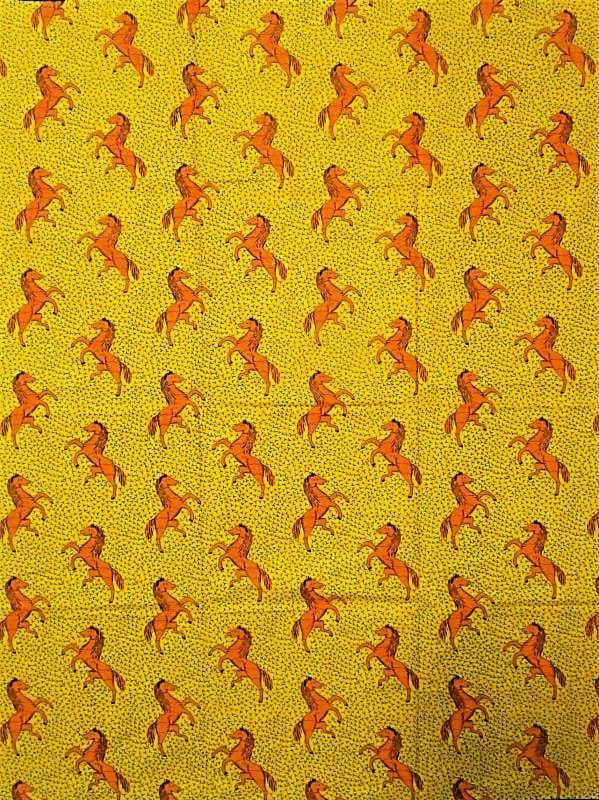 画像: アフリカンプリント生地 パーニュ