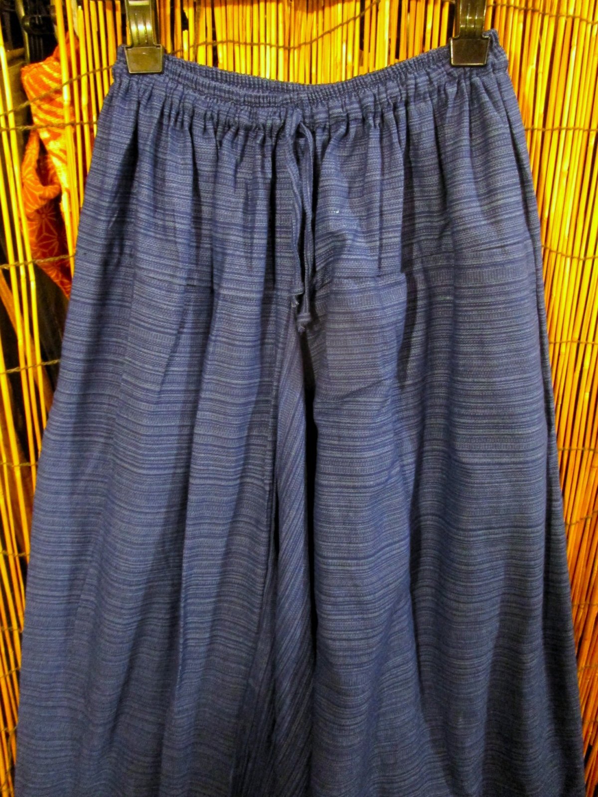 画像2: 二色の糸＊コッン素材＊シンプル＊ふんわり＊サルエルパンツ