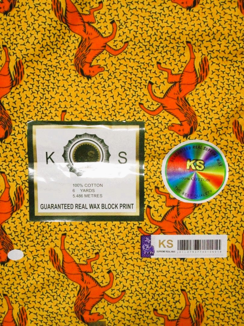 画像2: アフリカンプリント生地 パーニュ