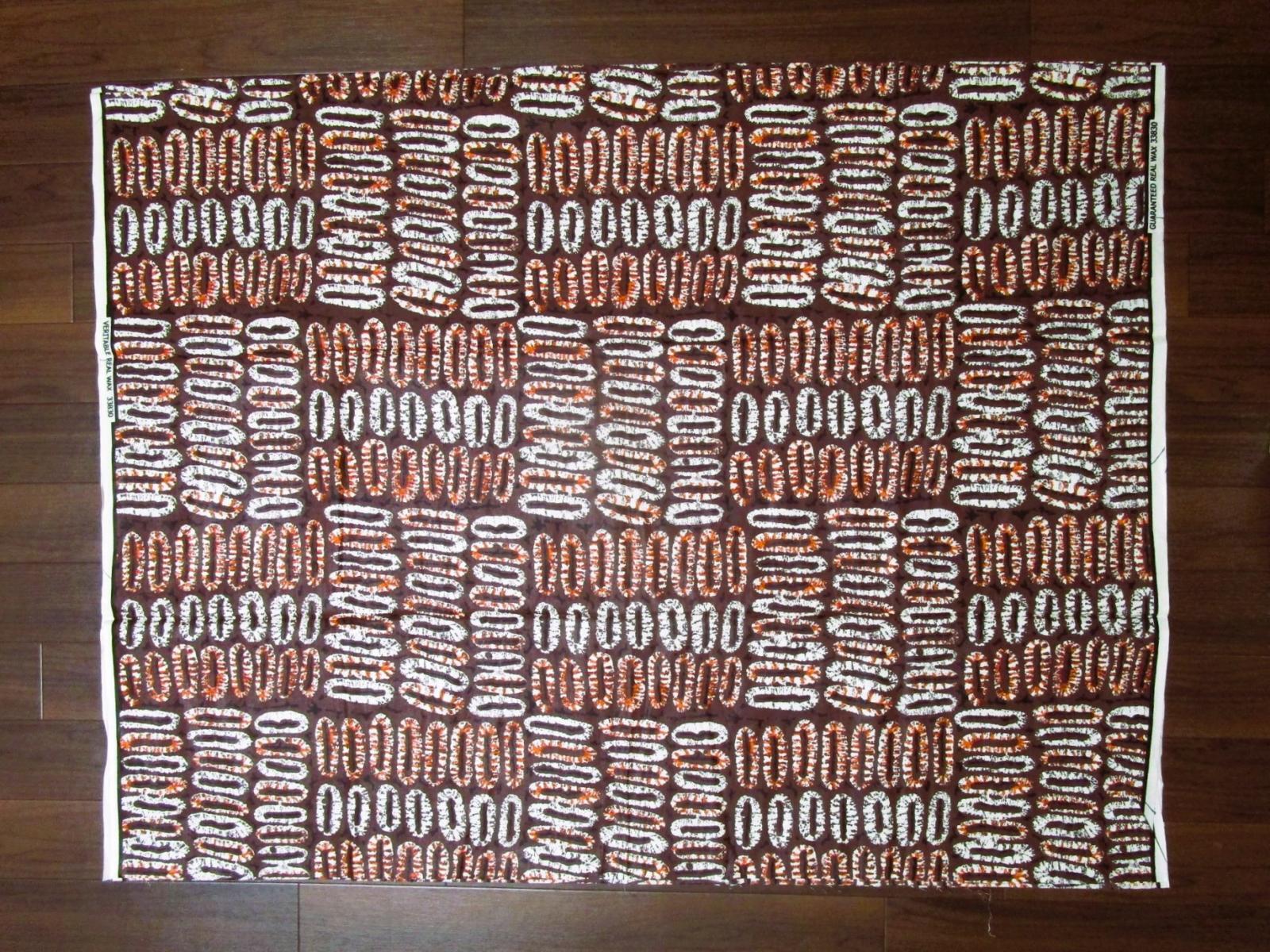 画像: アフリカンプリント生地 パーニュ