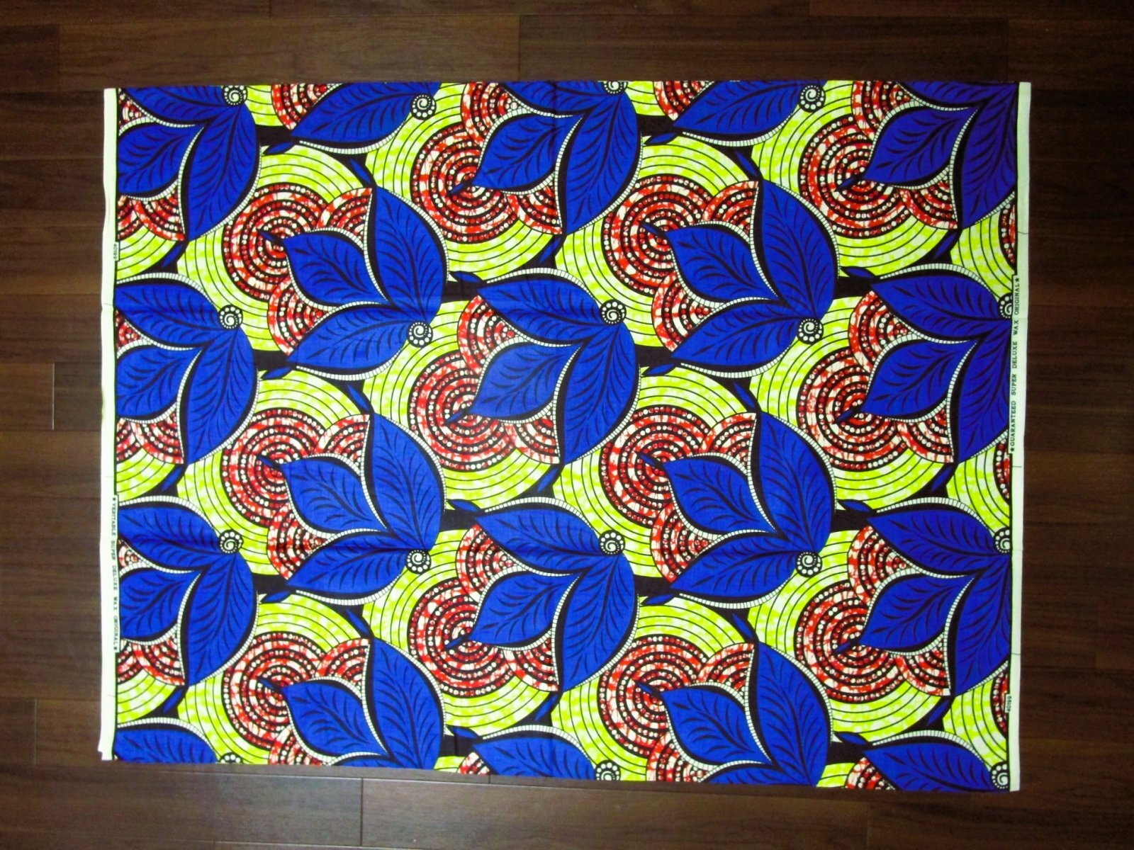 画像: アフリカンプリント生地 パーニュ