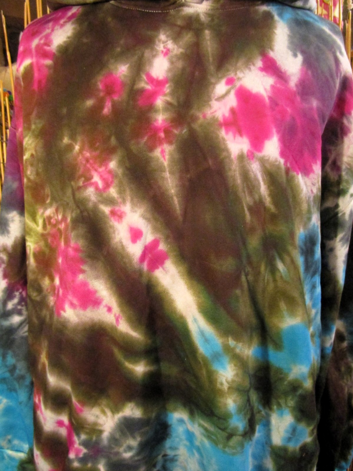 画像: タイダイ染め＊裏起毛＊スウェット生地＊パーカー