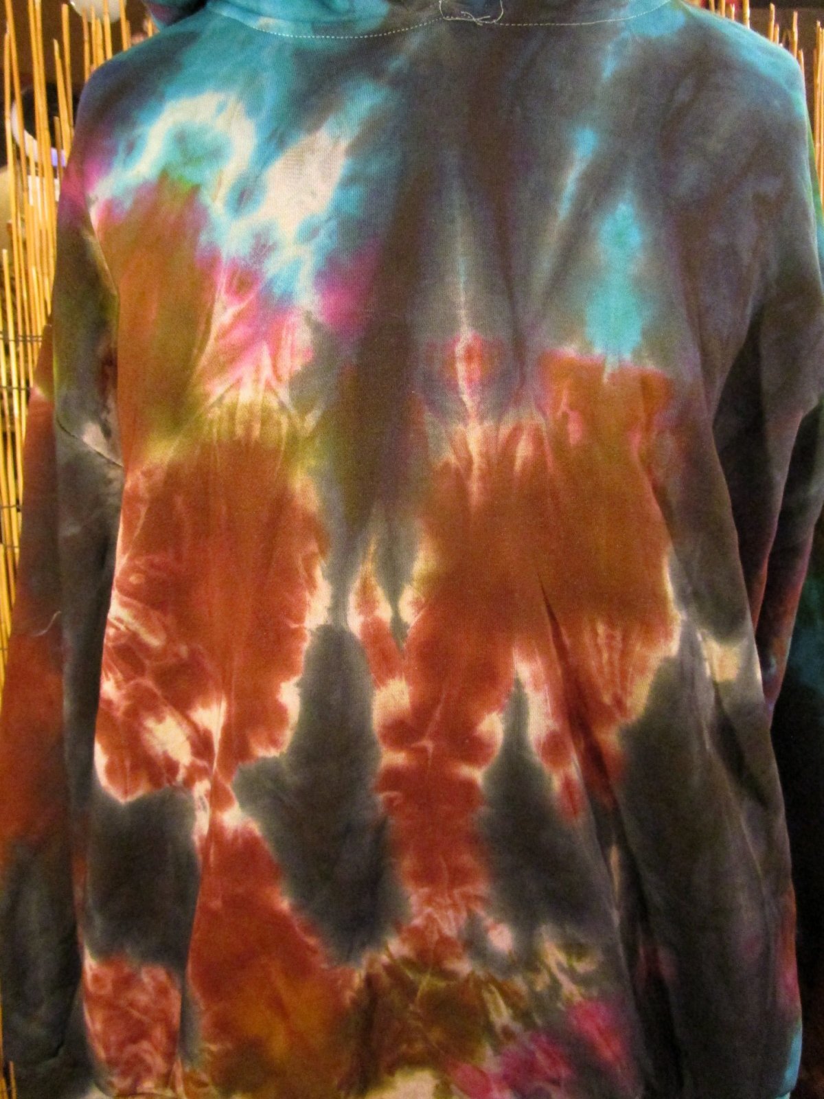 画像: タイダイ染め＊裏起毛＊スウェット生地＊パーカー