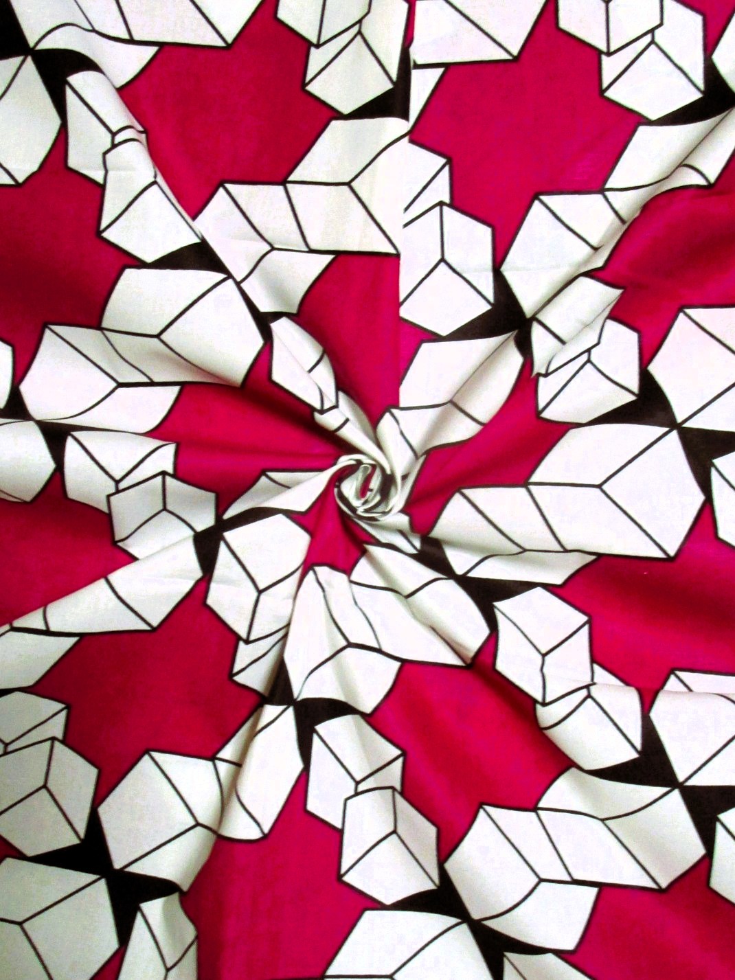 画像: アフリカンプリント生地 パーニュ