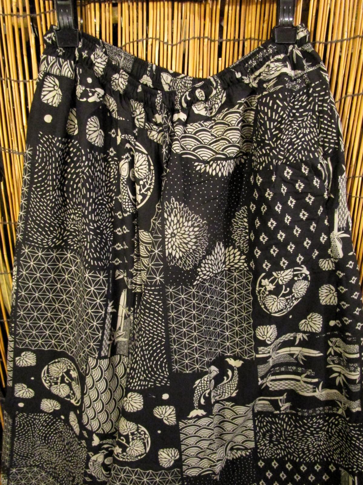 画像2: 和風プリント＊コットン素材＊ふんわり＊サルエルパンツ