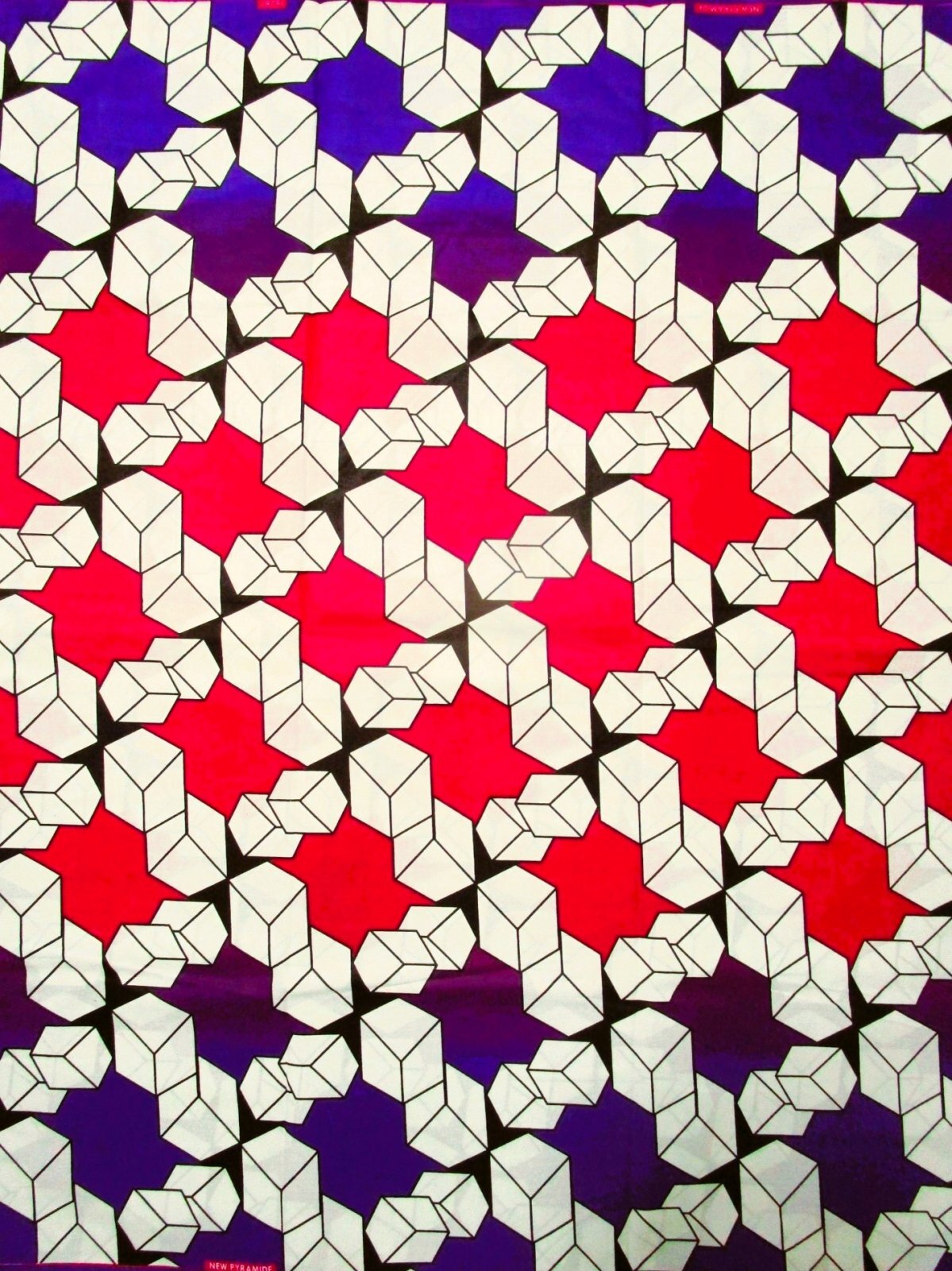 画像1: アフリカンプリント生地 パーニュ