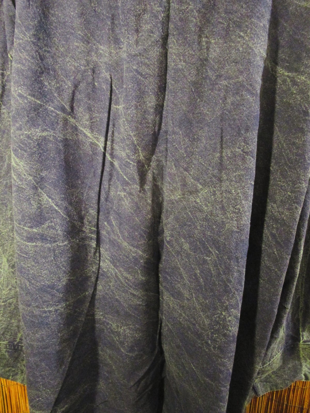 画像: ストーンウォッシュ加工＊コットン素材＊ゆったりサイズ＊２ＷＡＹ＊フリンジ＊スナフキン＊旅人風コート