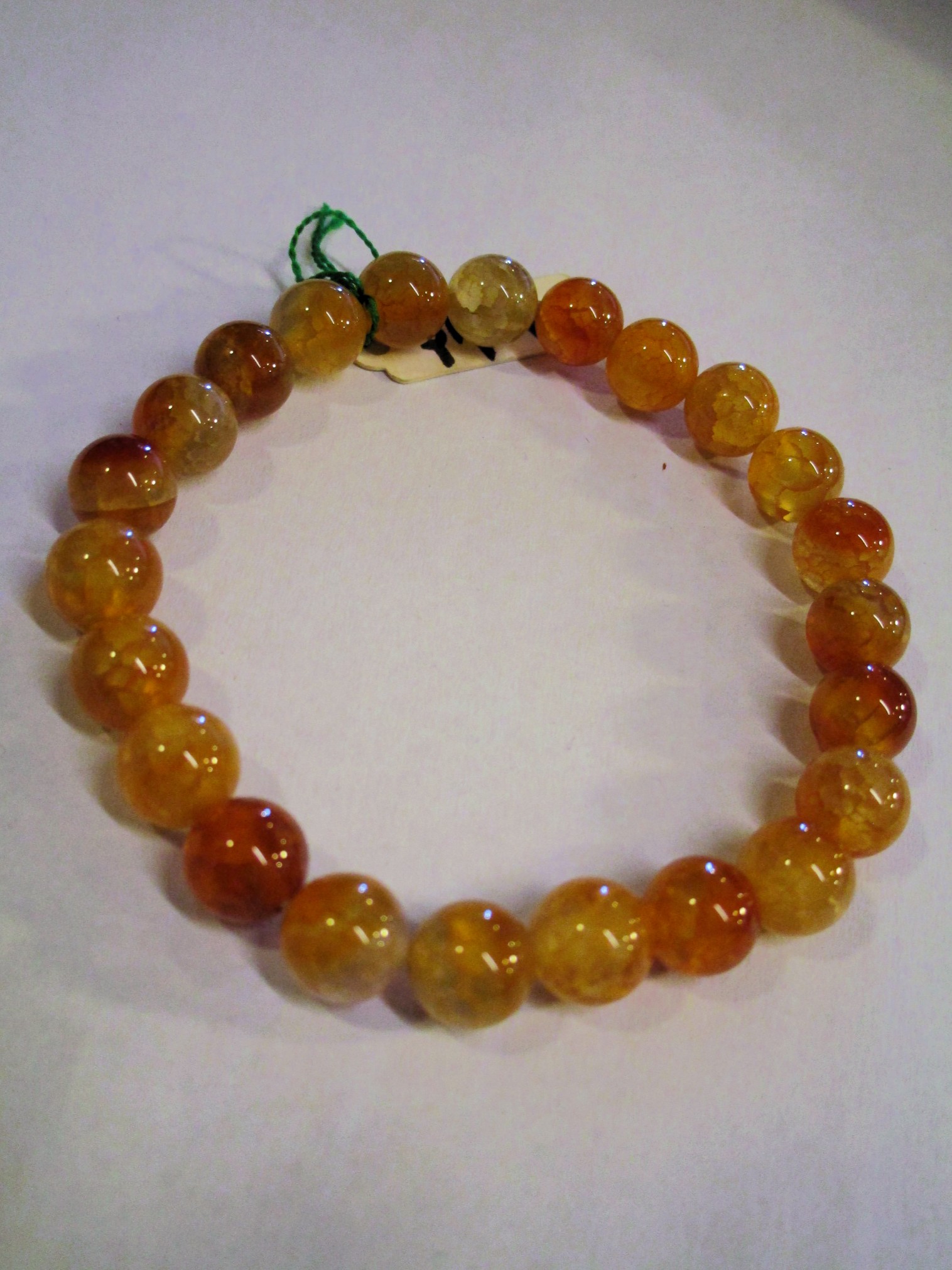 画像2: 【アゲート】８mm＊天然石＊数珠タイプ＊ブレスレット