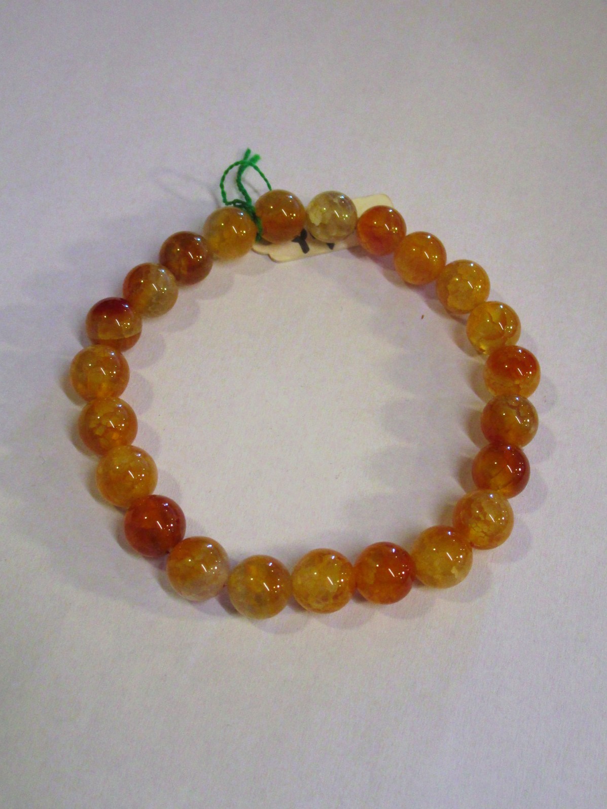 画像1: 【アゲート】８mm＊天然石＊数珠タイプ＊ブレスレット