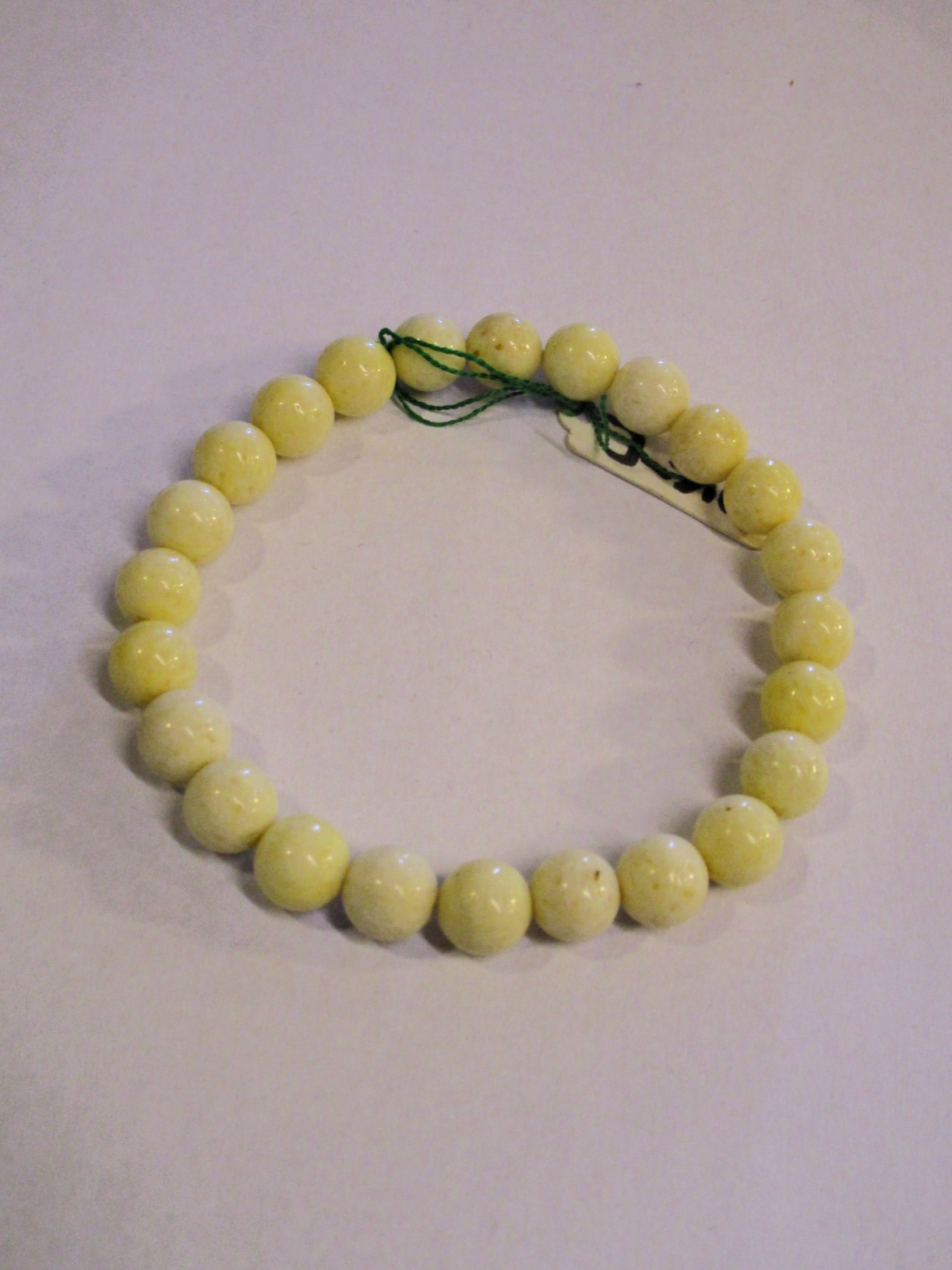 画像1: 【コーラル】８mm＊天然石＊数珠タイプ＊ブレスレット