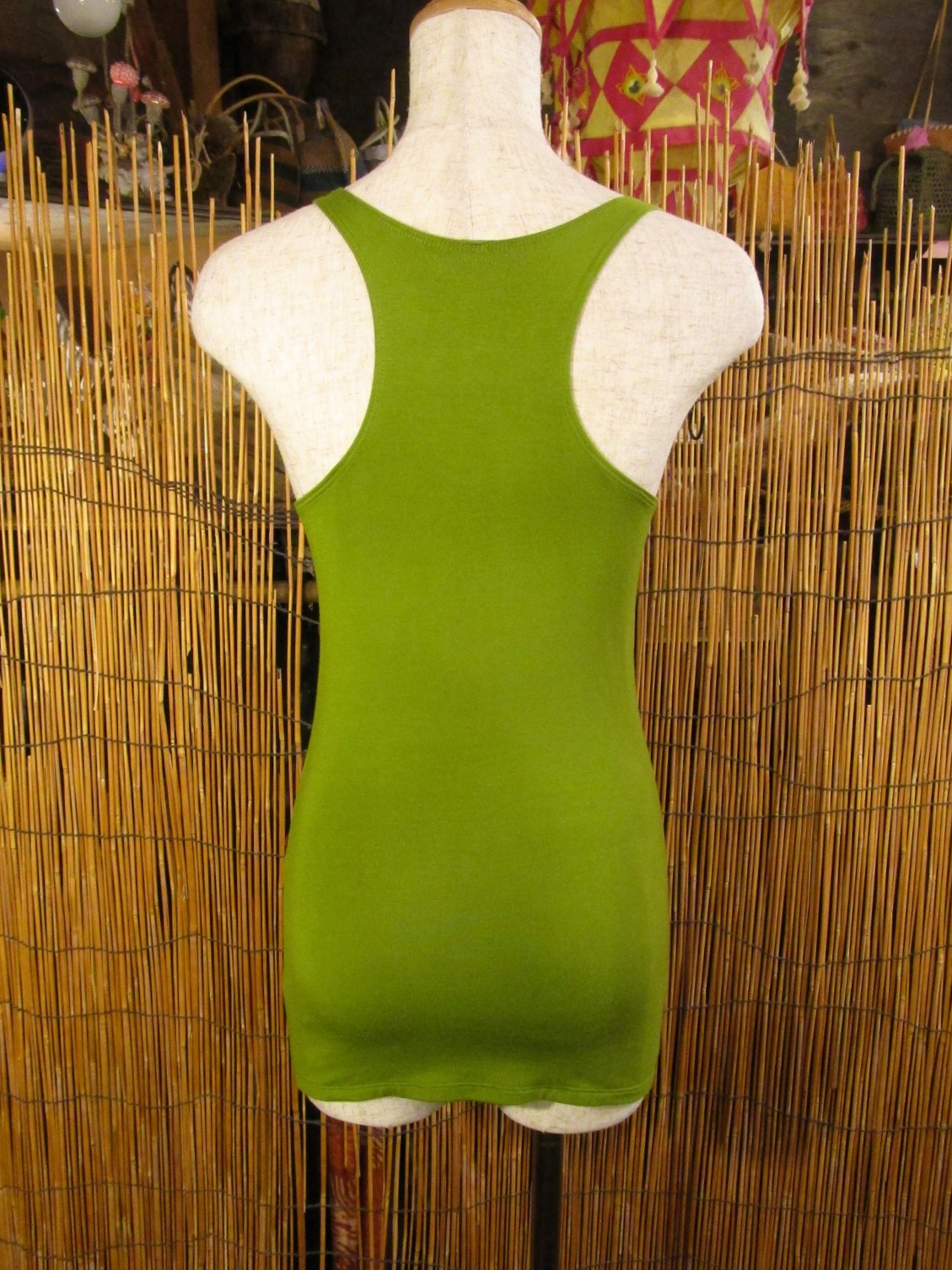 画像3: スパンデックス混合＊レーヨン素材＊ストレッチ＊無地＊マッチョ＊タンクトップ