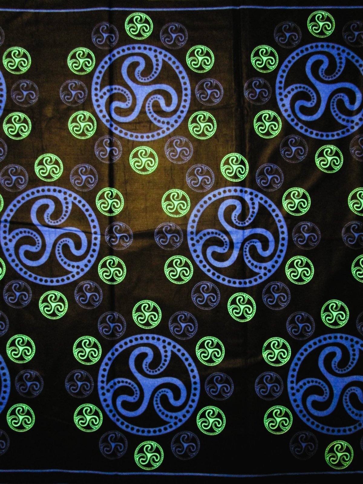 画像1: アフリカンプリント生地 パーニュ