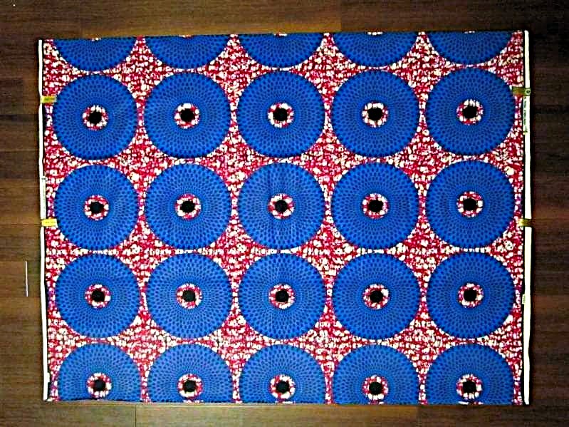 画像: アフリカンプリント生地 パーニュ