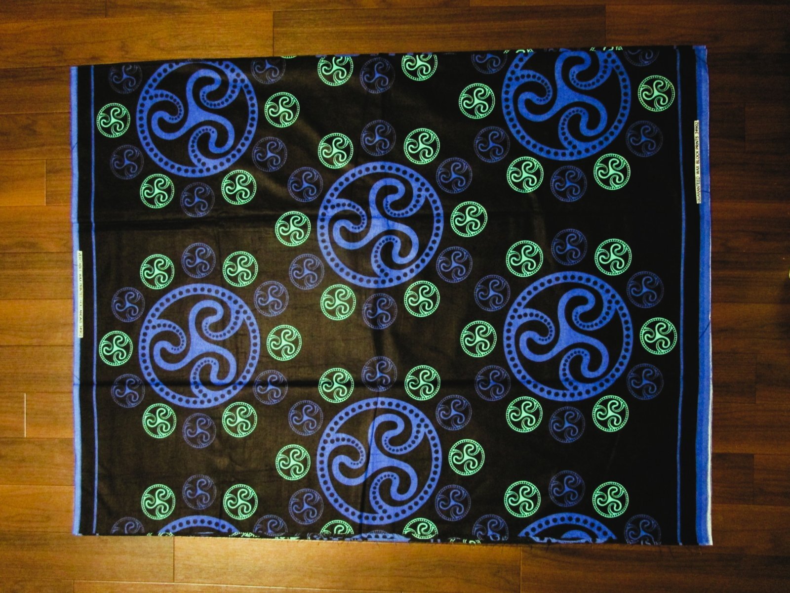 画像: アフリカンプリント生地 パーニュ