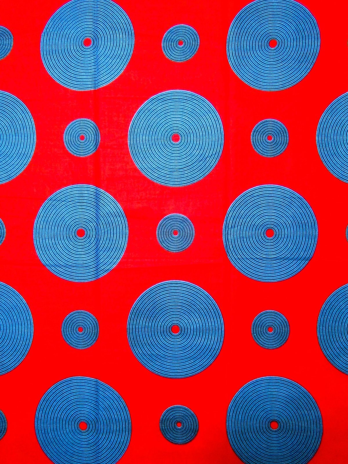 画像1: アフリカンプリント生地 パーニュ