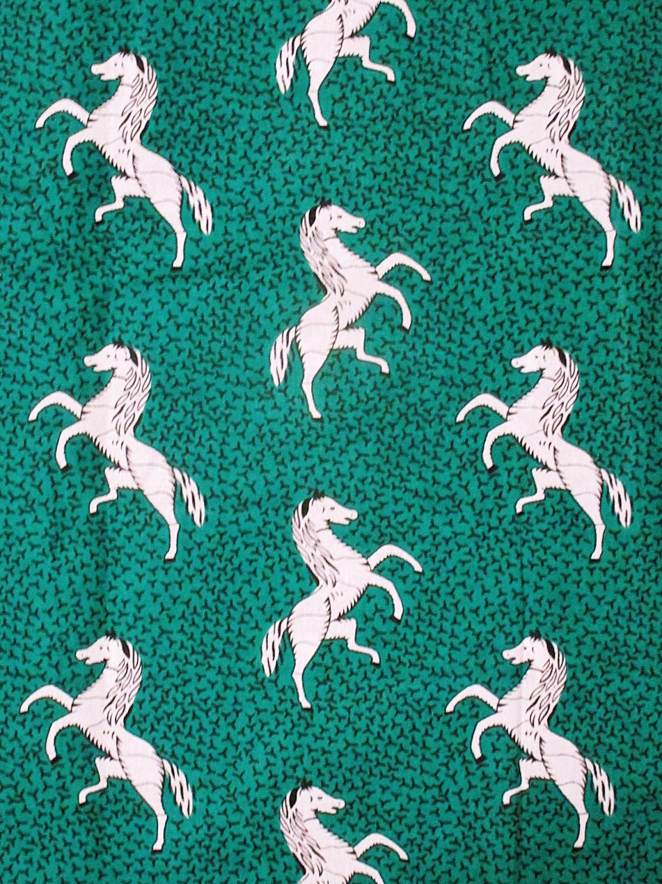 画像: アフリカンプリント生地 パーニュ