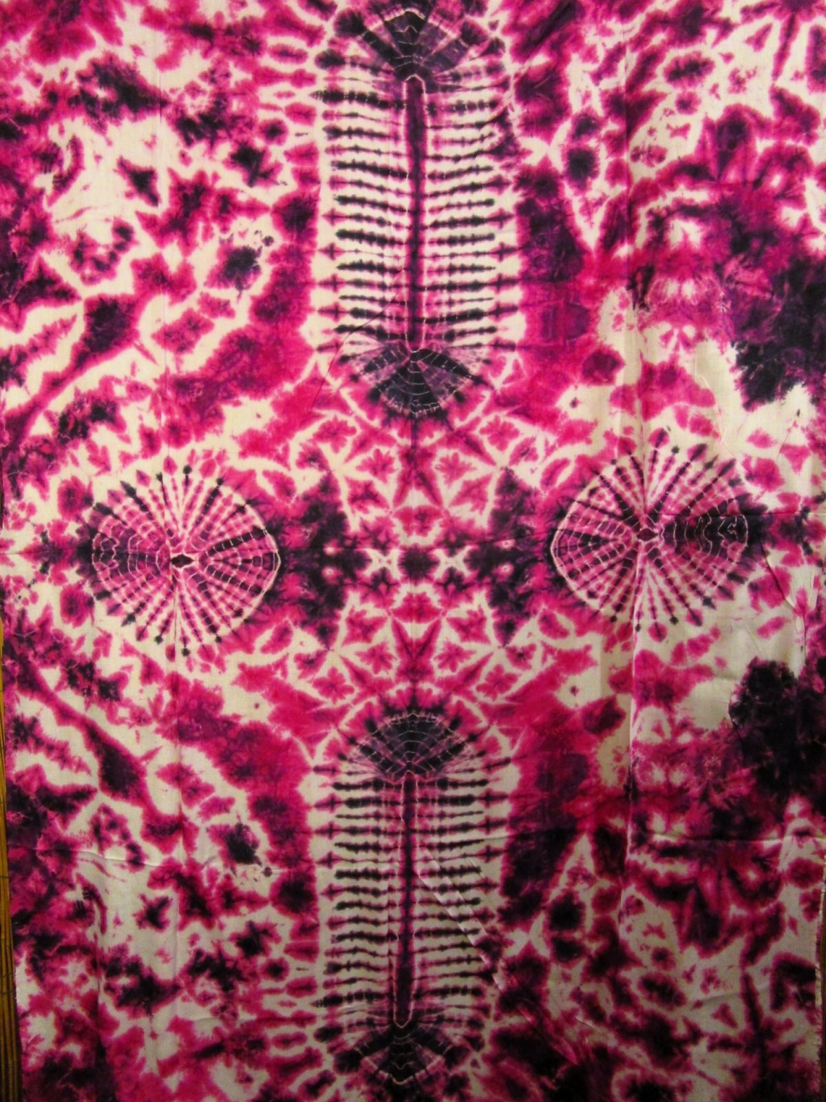 画像2: タイダイ染め＊レーヨン素材＊フリンジ＊マルチクロス＊パレオ