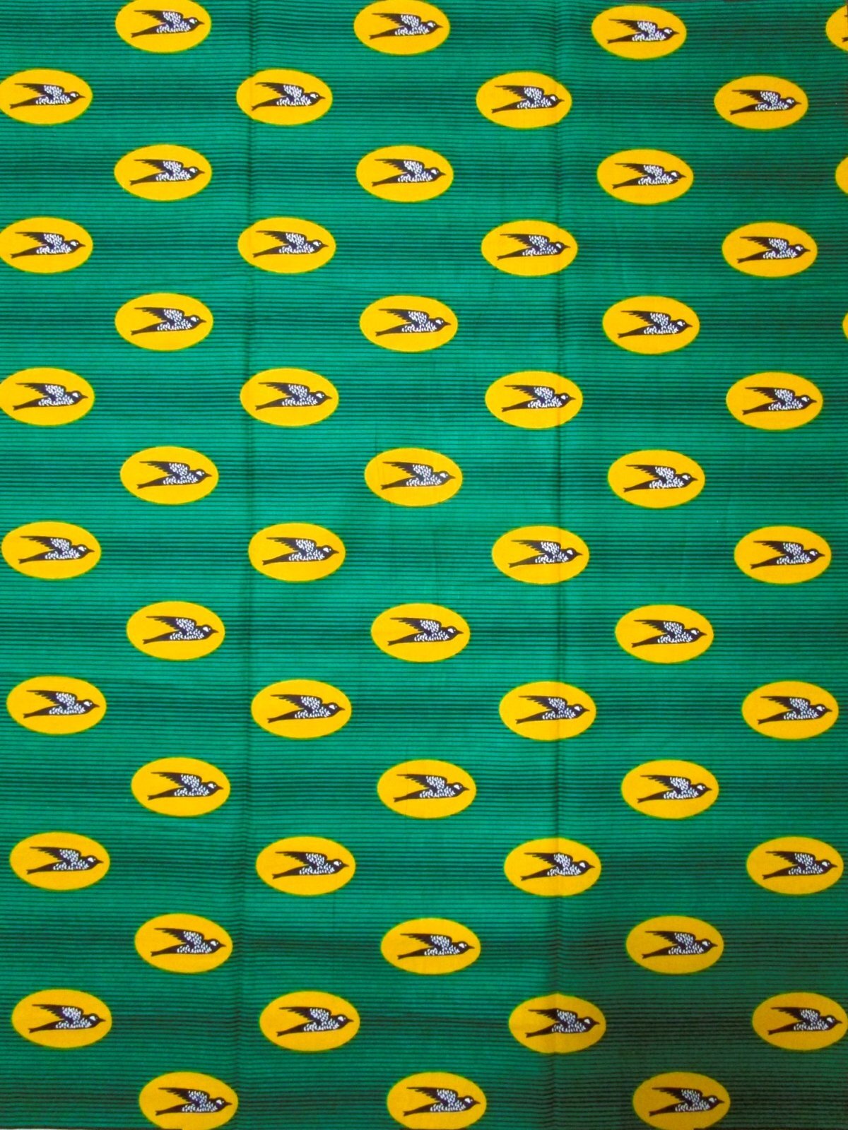 画像: アフリカンプリント生地 パーニュ