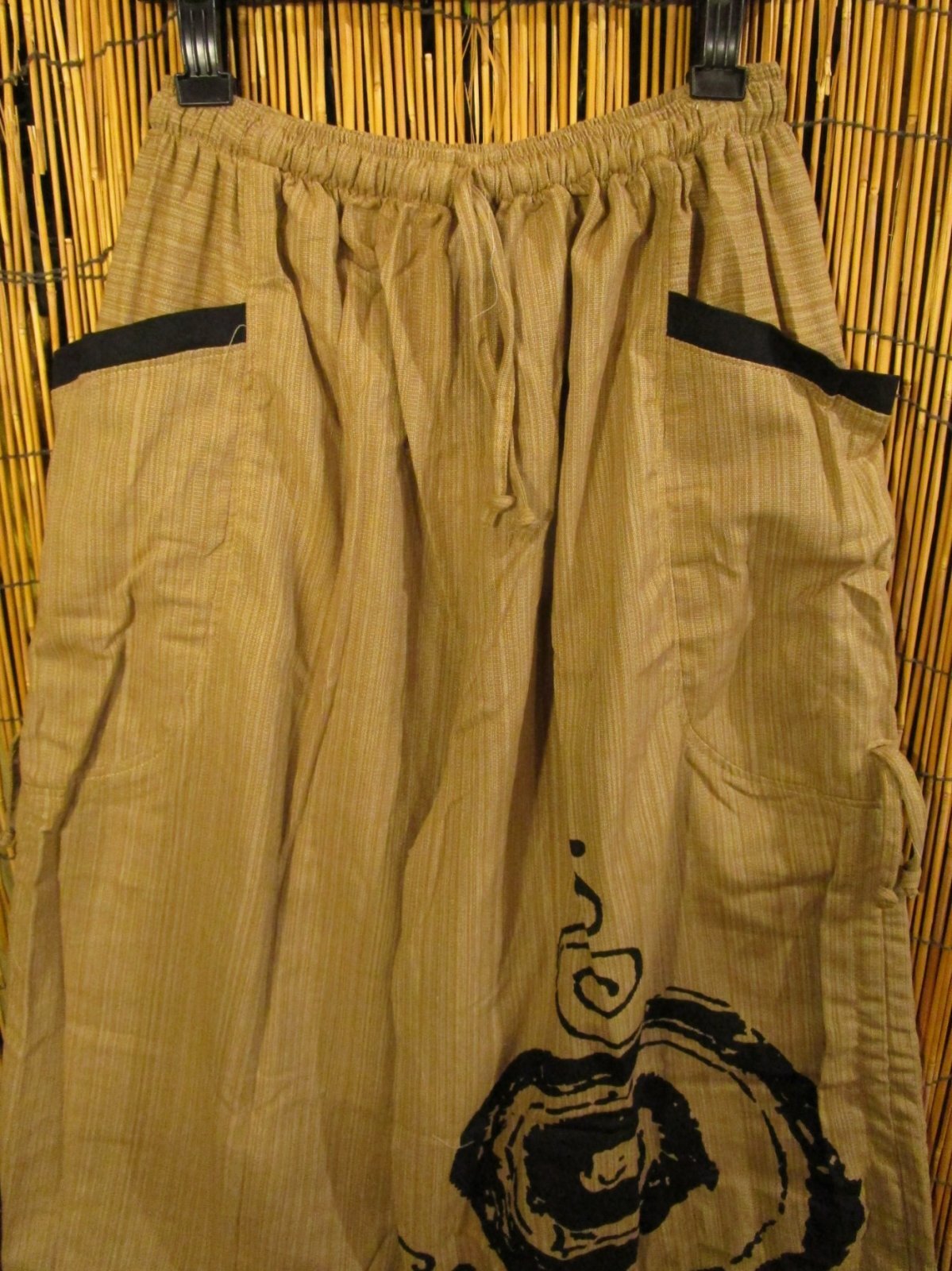 画像2: 渦巻きプリント＊コットン素材＊カーゴタイプ＊ふんわり＊アラジンパンツ