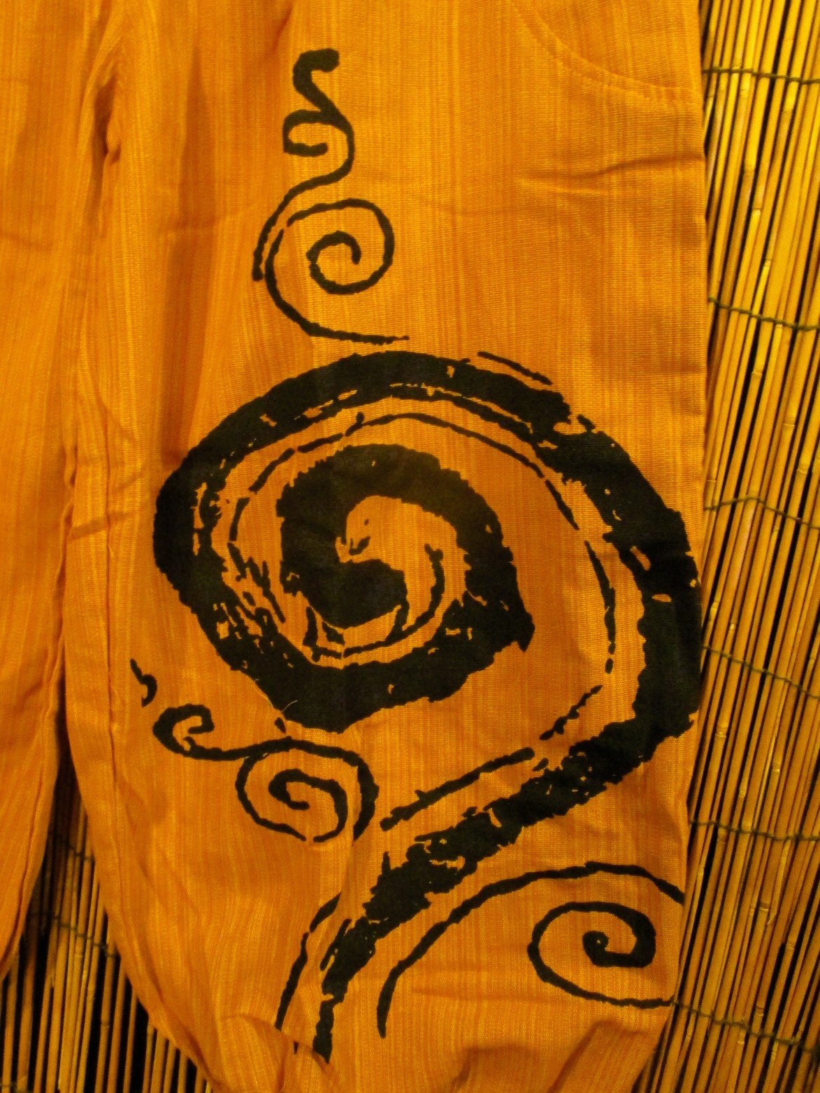 画像3: 渦巻きプリント＊コットン素材＊カーゴタイプ＊ふんわり＊アラジンパンツ