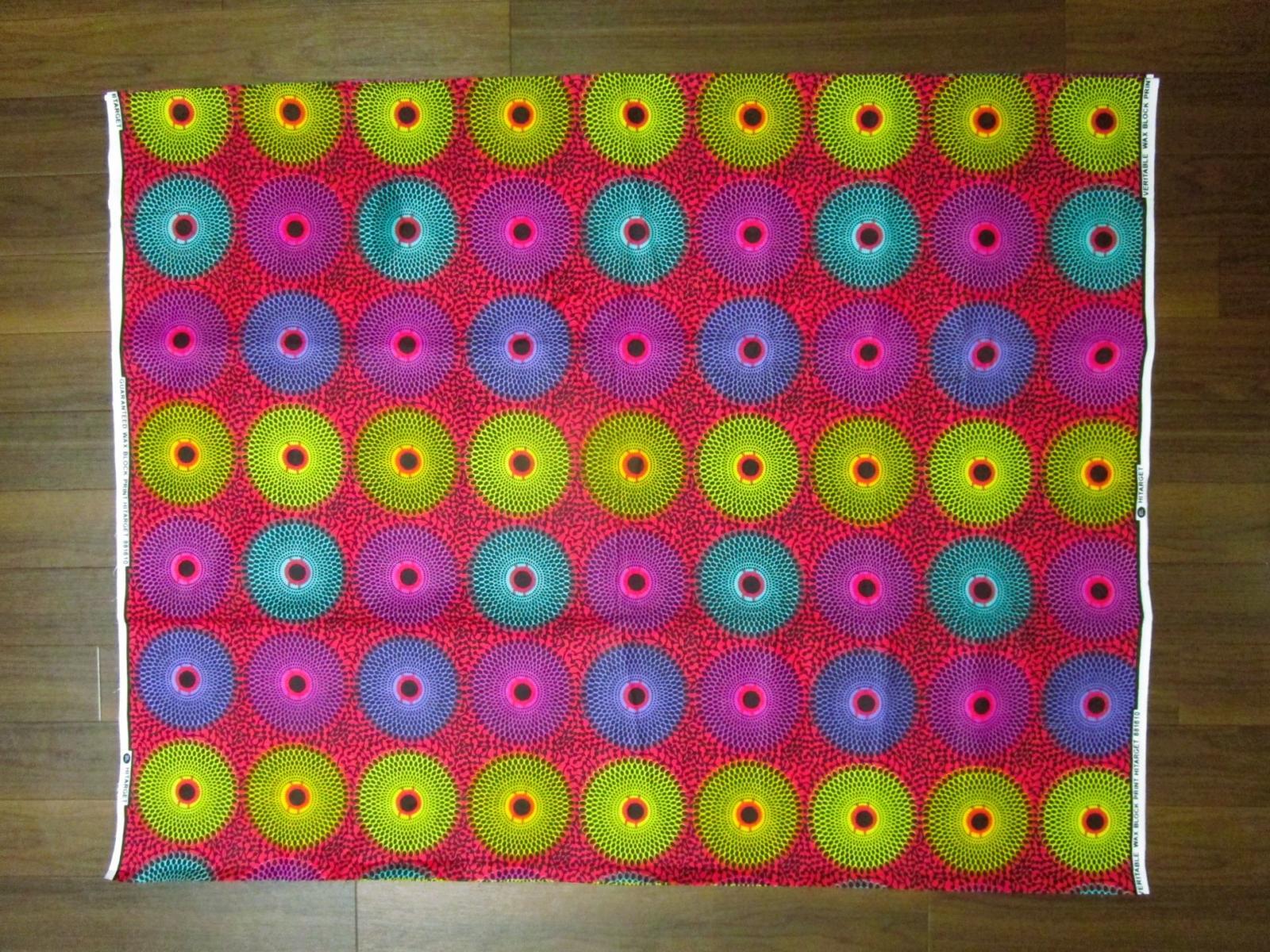 画像: アフリカンプリント生地 パーニュ