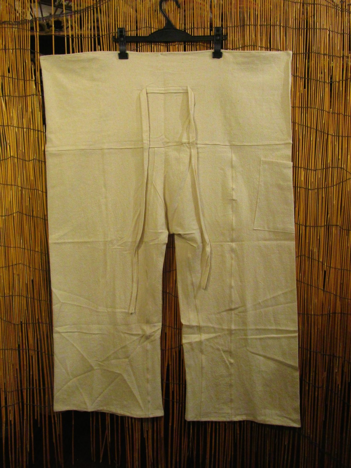 画像2: 無地＊コットン素材＊ロング丈＊タイパンツ