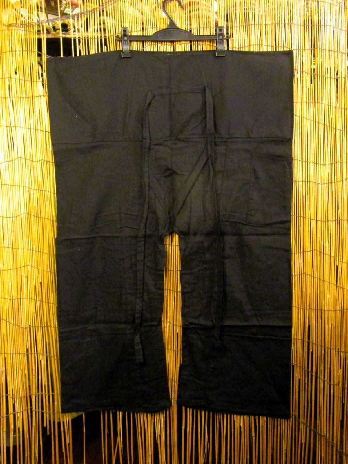 画像2: 無地＊コットン素材＊ロング丈＊タイパンツ