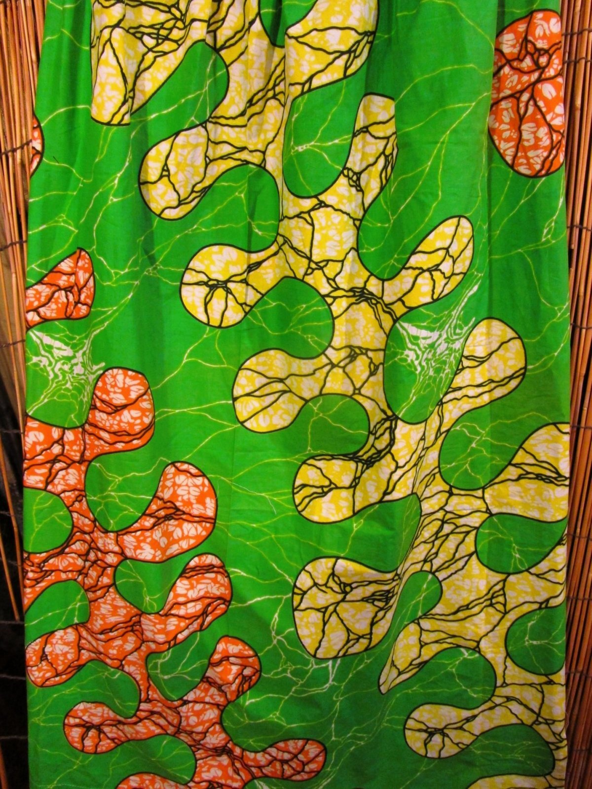 画像2: パーニュ生地＊コットン素材＊アフリカンプリント＊ロングスカート