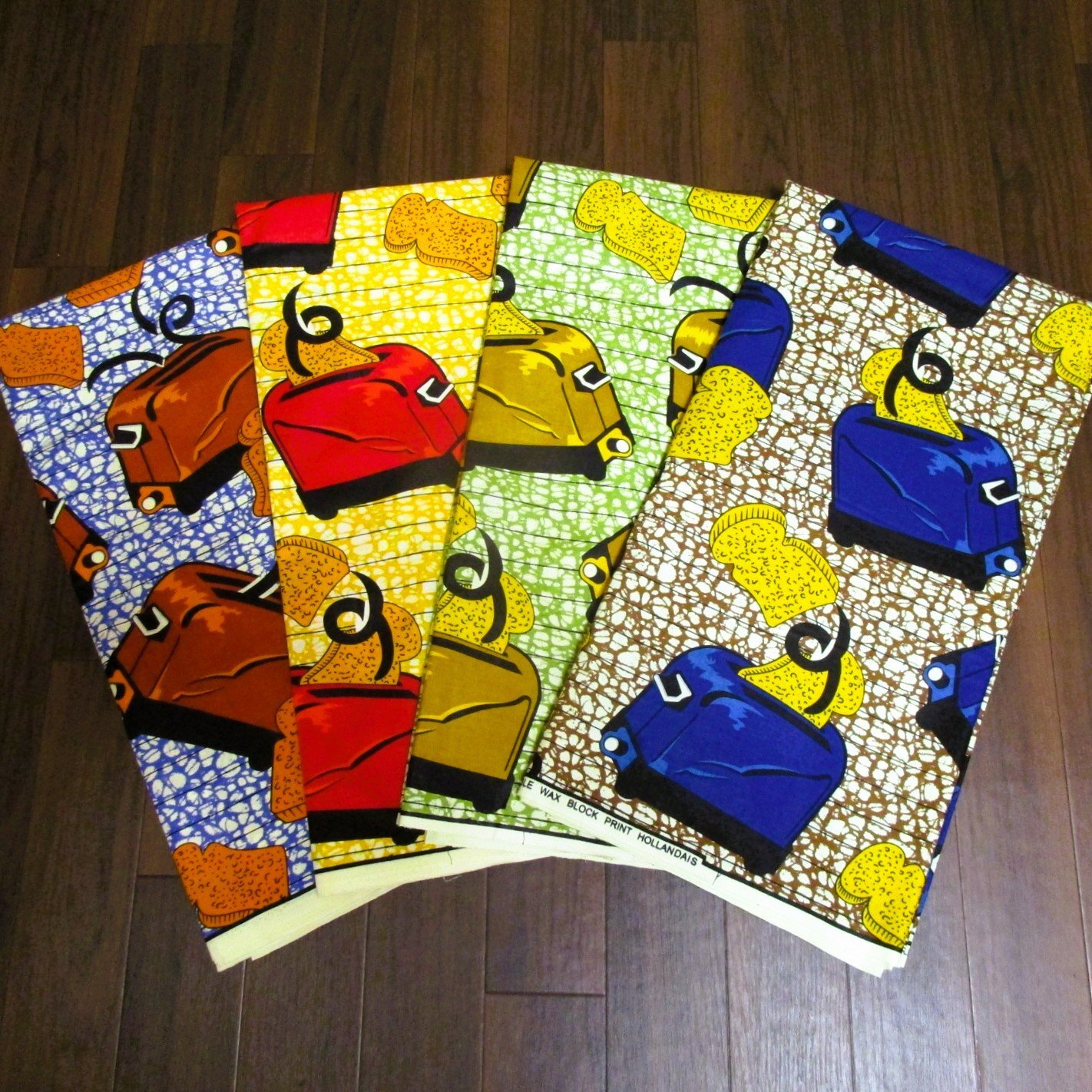 画像2: アフリカンプリント生地 パーニュ