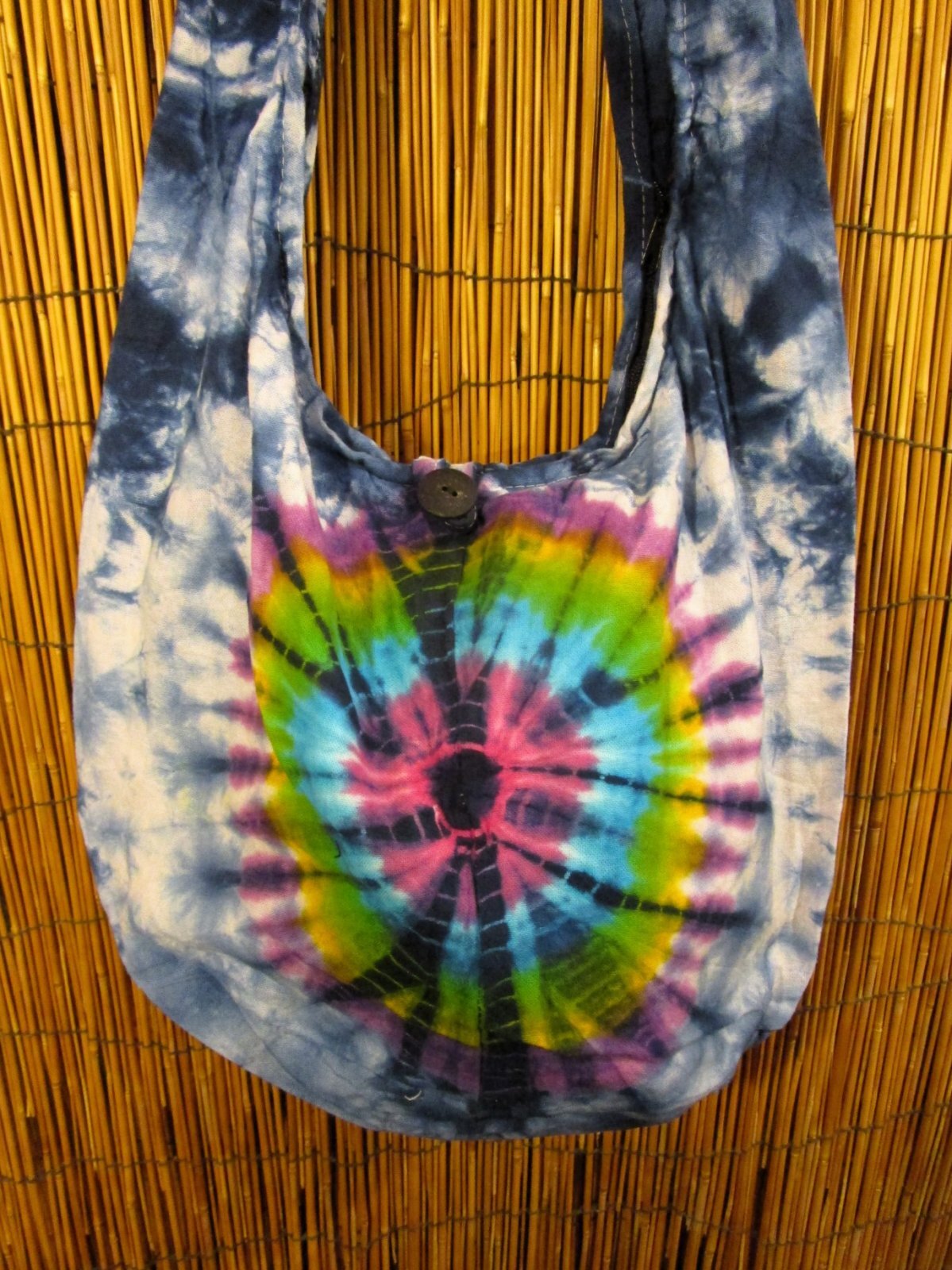 画像: タイダイ染め＊コットン素材＊ショルダーバッグ