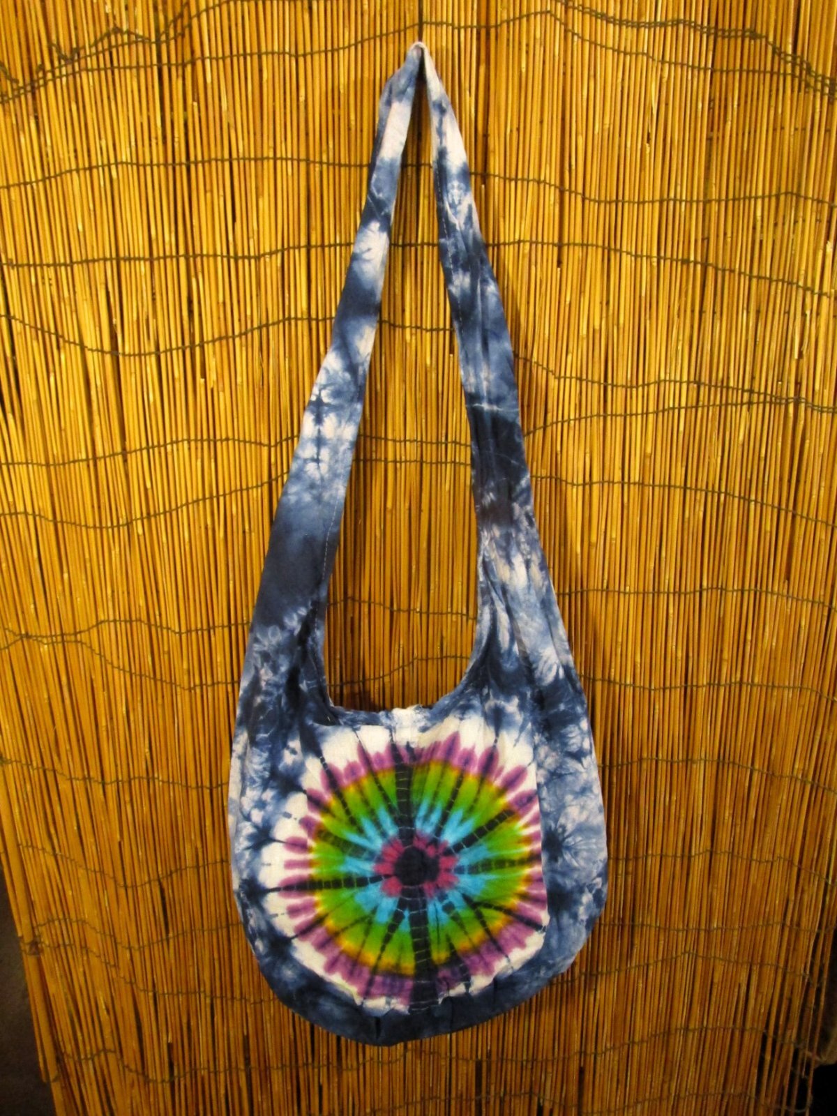 画像2: タイダイ染め＊コットン素材＊ショルダーバッグ