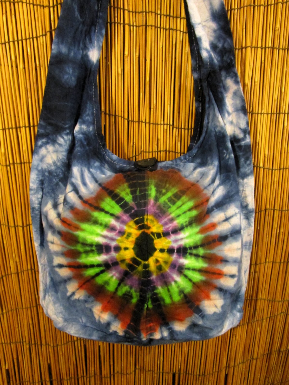 画像: タイダイ染め＊コットン素材＊ショルダーバッグ