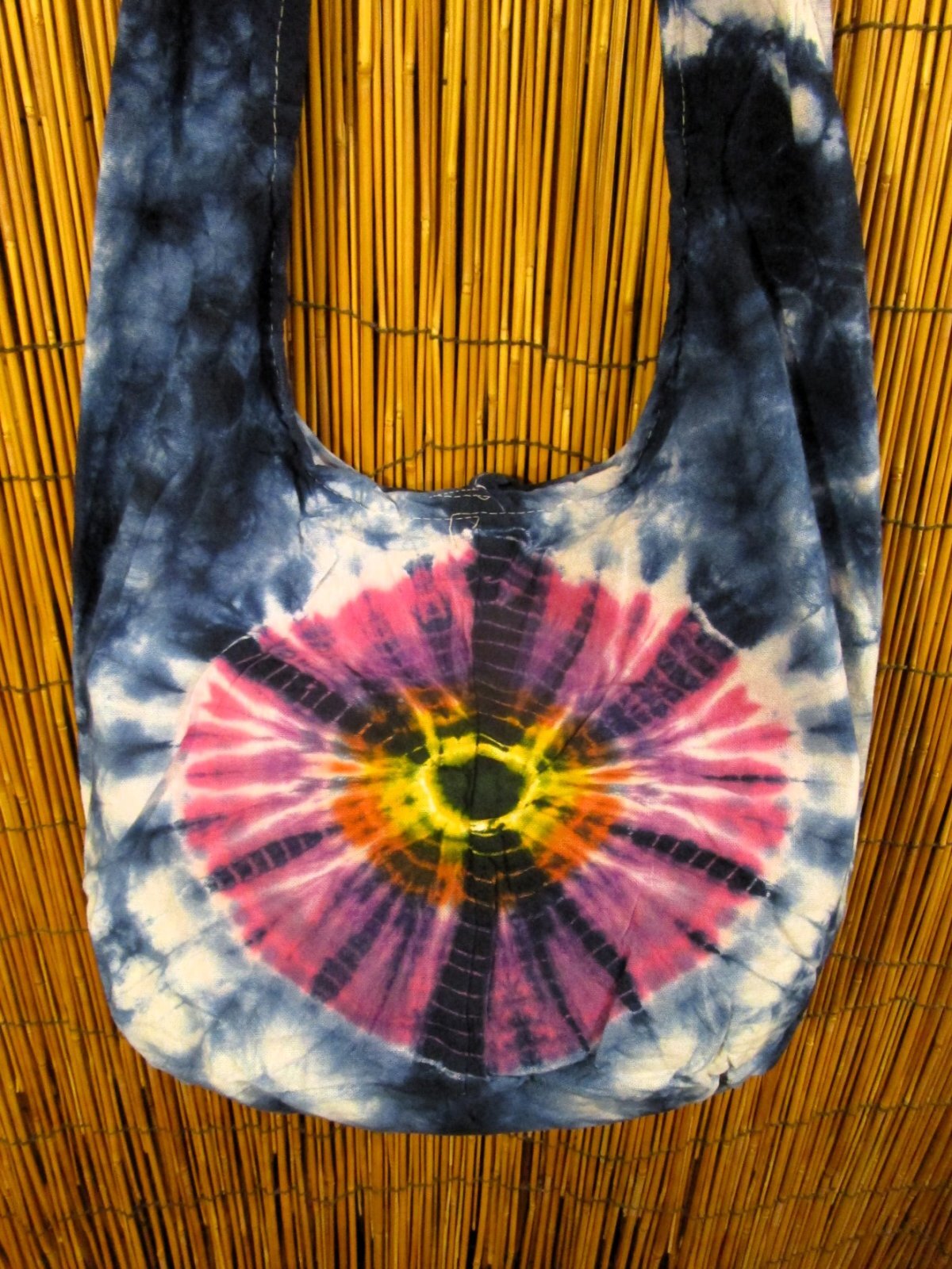 画像: タイダイ染め＊コットン素材＊ショルダーバッグ