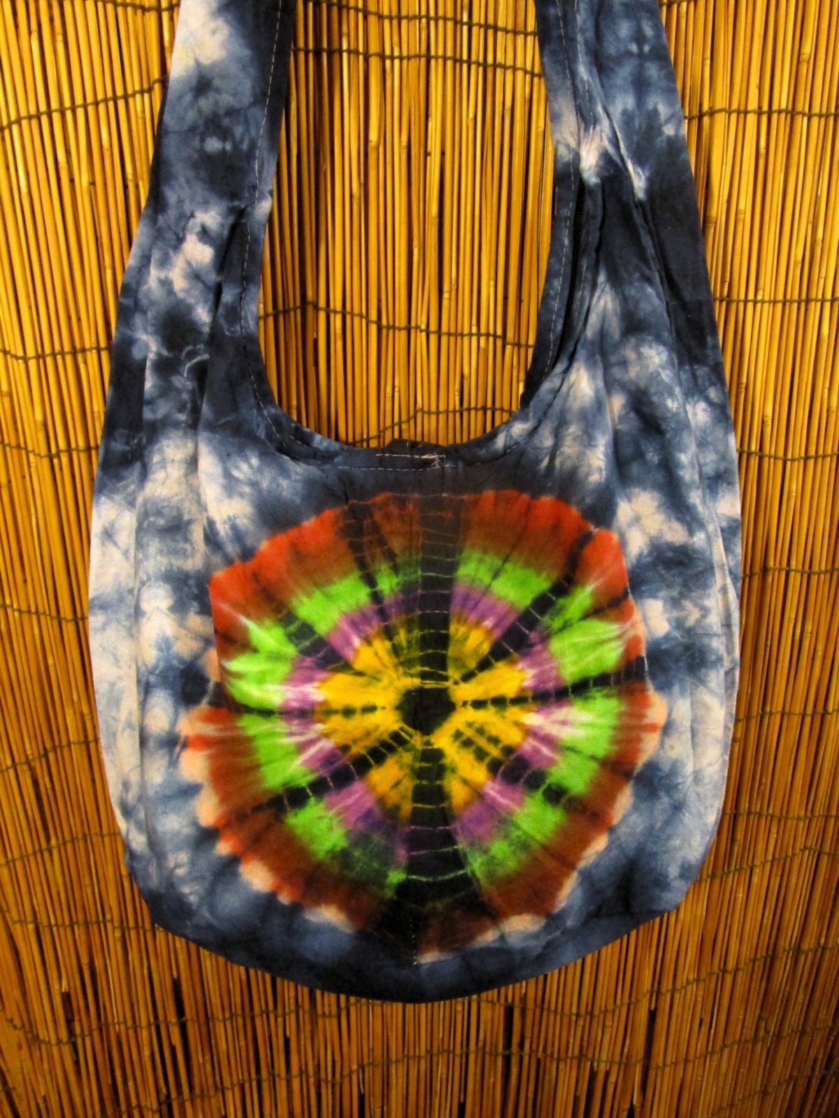 画像: タイダイ染め＊コットン素材＊ショルダーバッグ