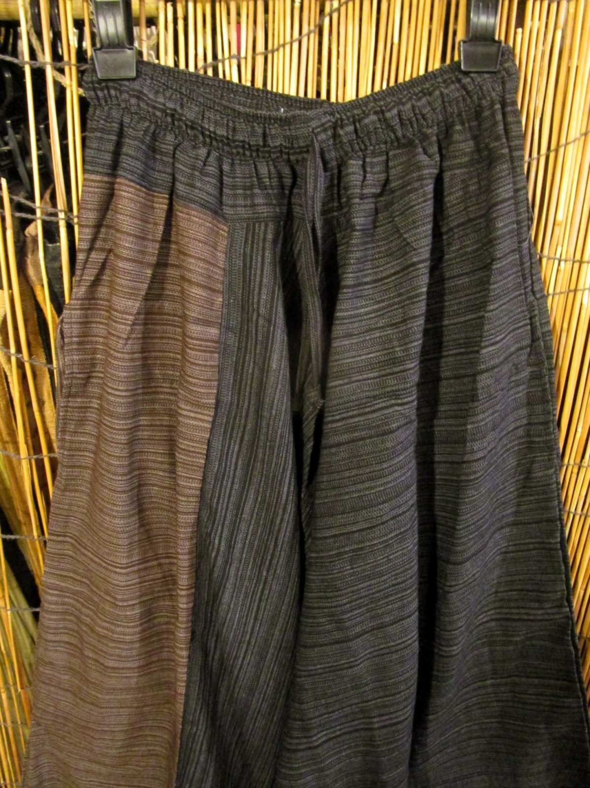 画像2: バイカラー＊コッン素材＊シンプル＊ふんわり＊サルエルパンツ