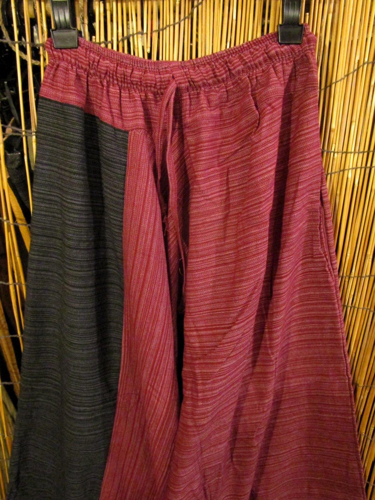 画像2: バイカラー＊コッン素材＊シンプル＊ふんわり＊サルエルパンツ