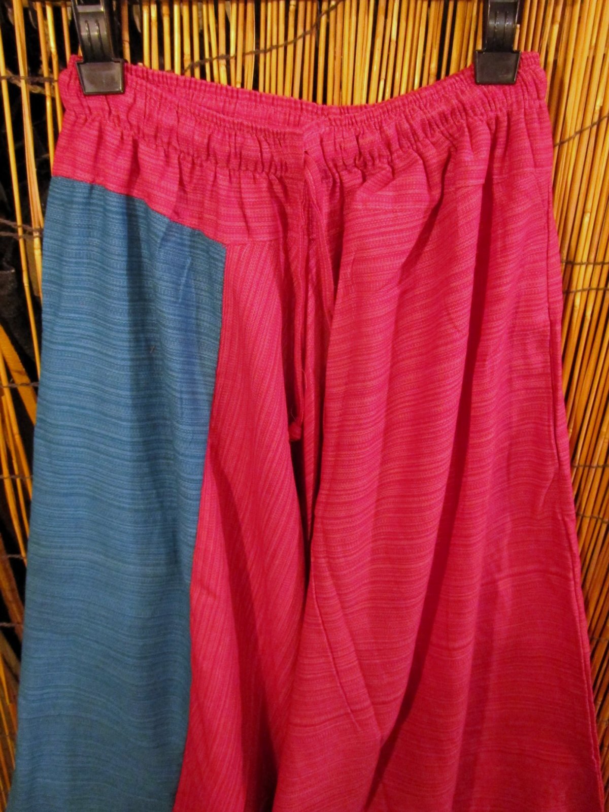 画像2: バイカラー＊コッン素材＊シンプル＊ふんわり＊サルエルパンツ