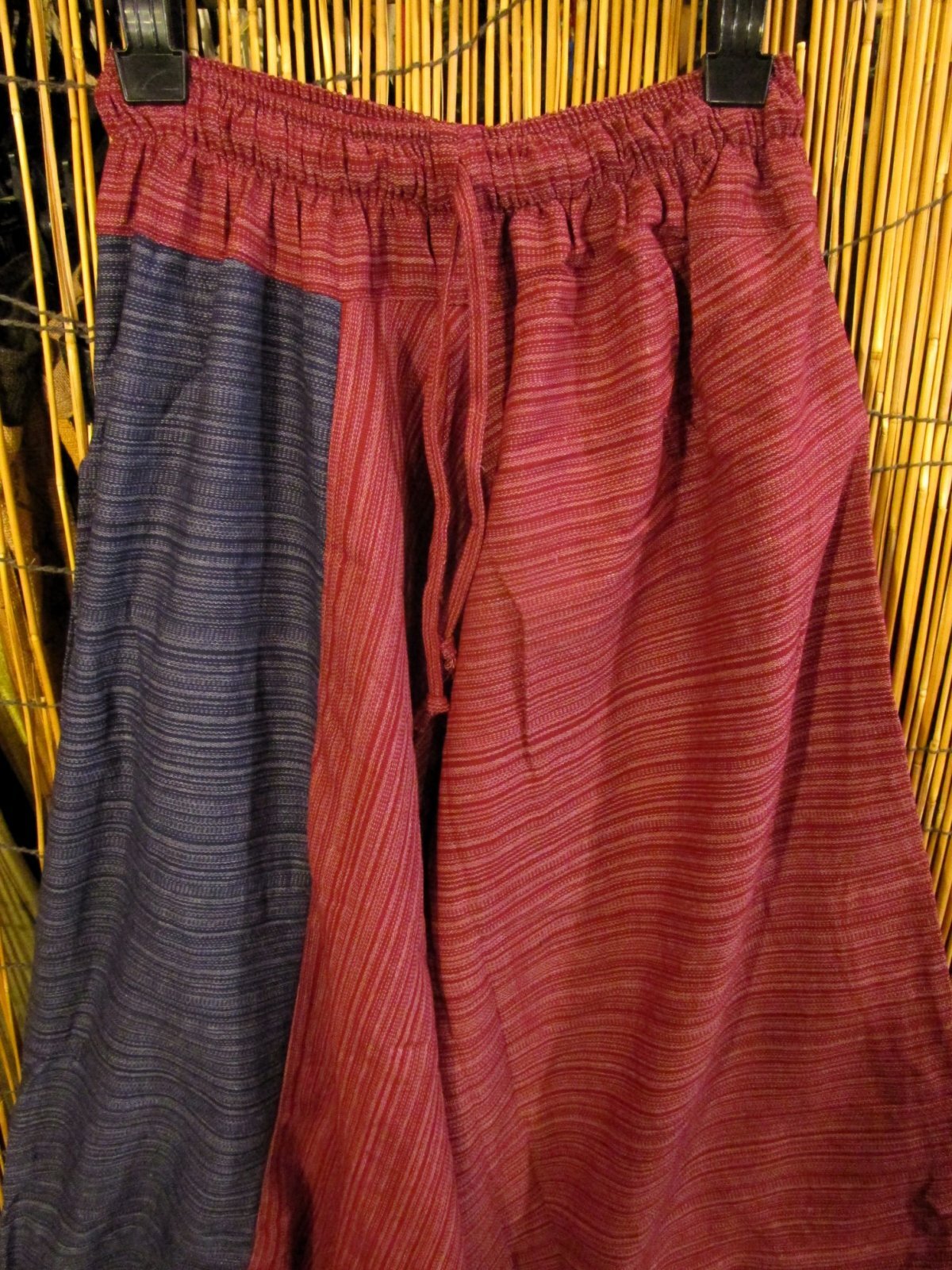 画像2: バイカラー＊コッン素材＊シンプル＊ふんわり＊サルエルパンツ