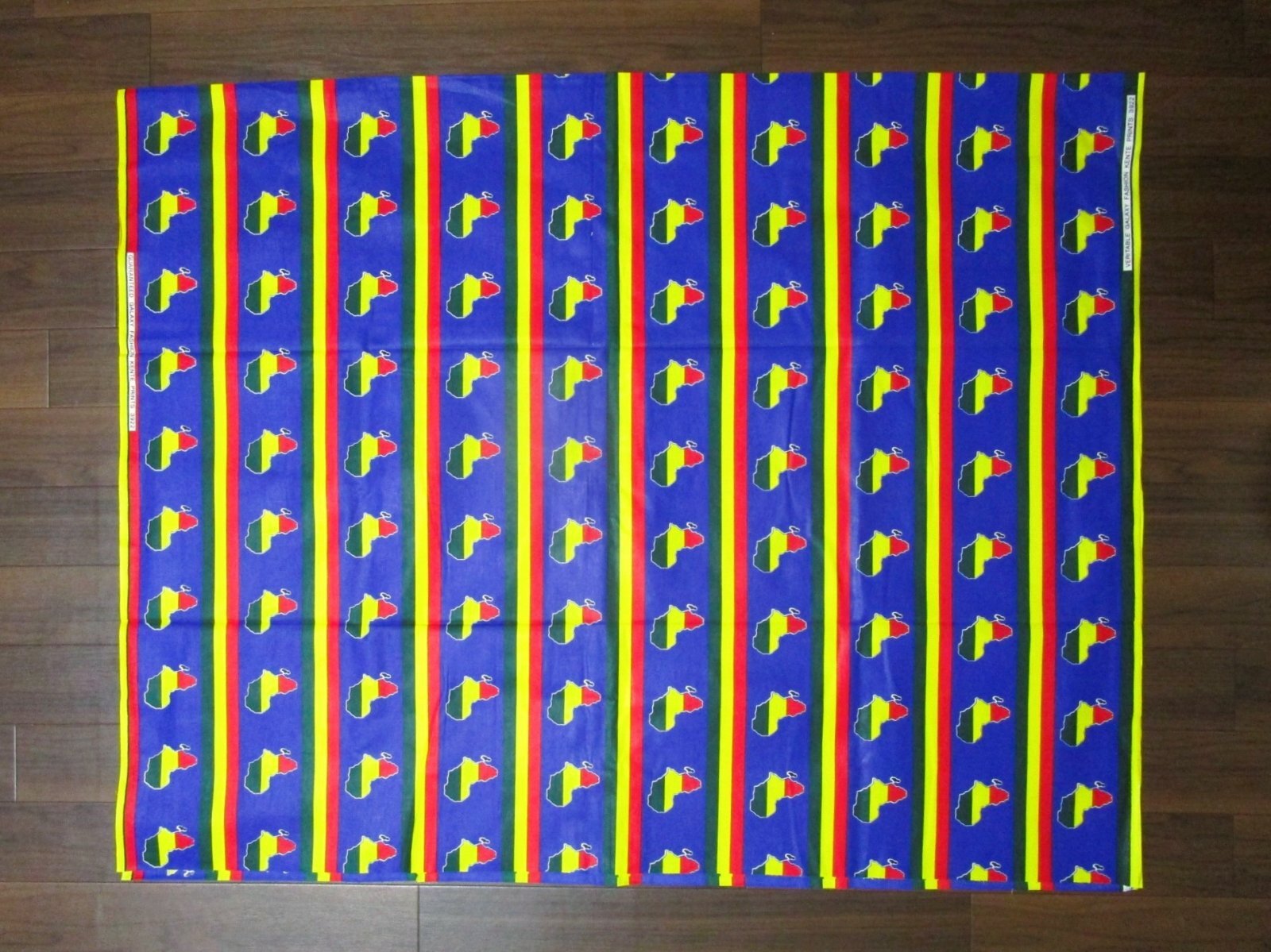 画像: アフリカンプリント生地 パーニュ