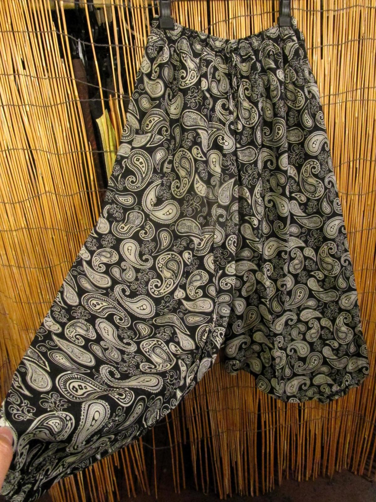 画像3: 和風プリント＊レーヨン素材＊ふんわり＊サルエルパンツ