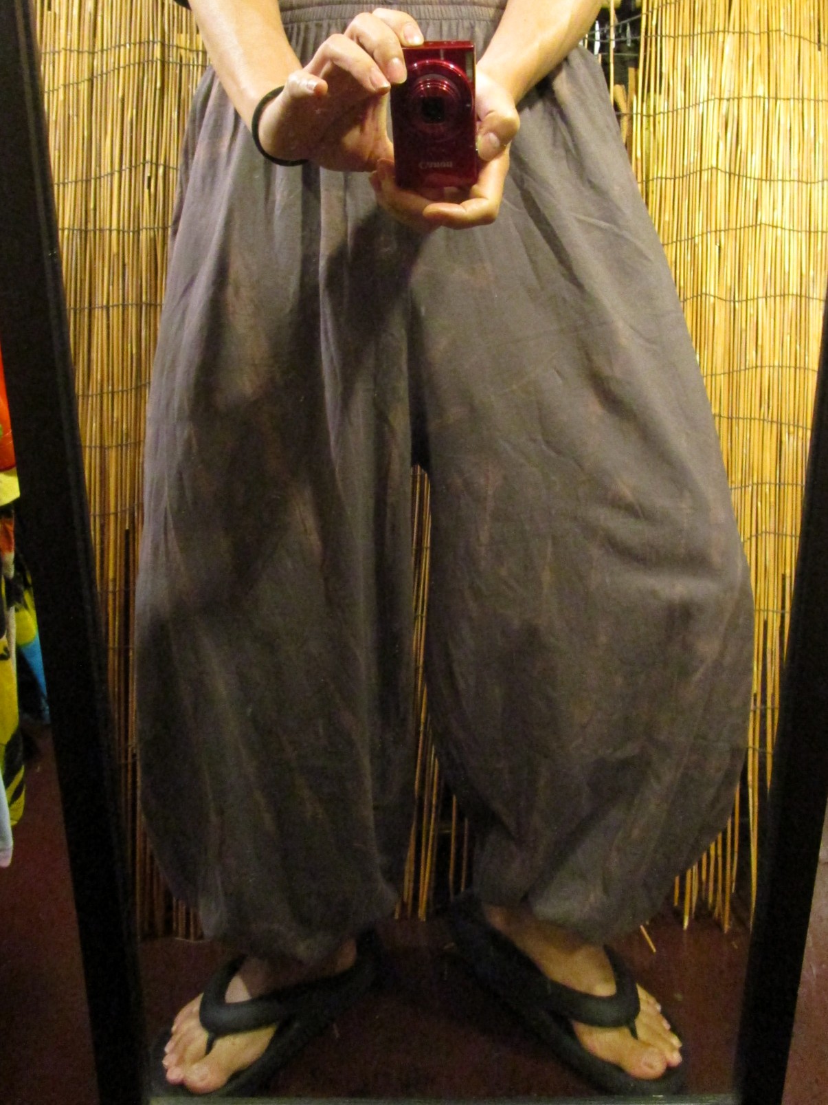 画像: タイダイ染め＊ストレッチコットン素材＊ゆったりシルエット＊ビッグアラジンパンツ＊バルーンパンツ