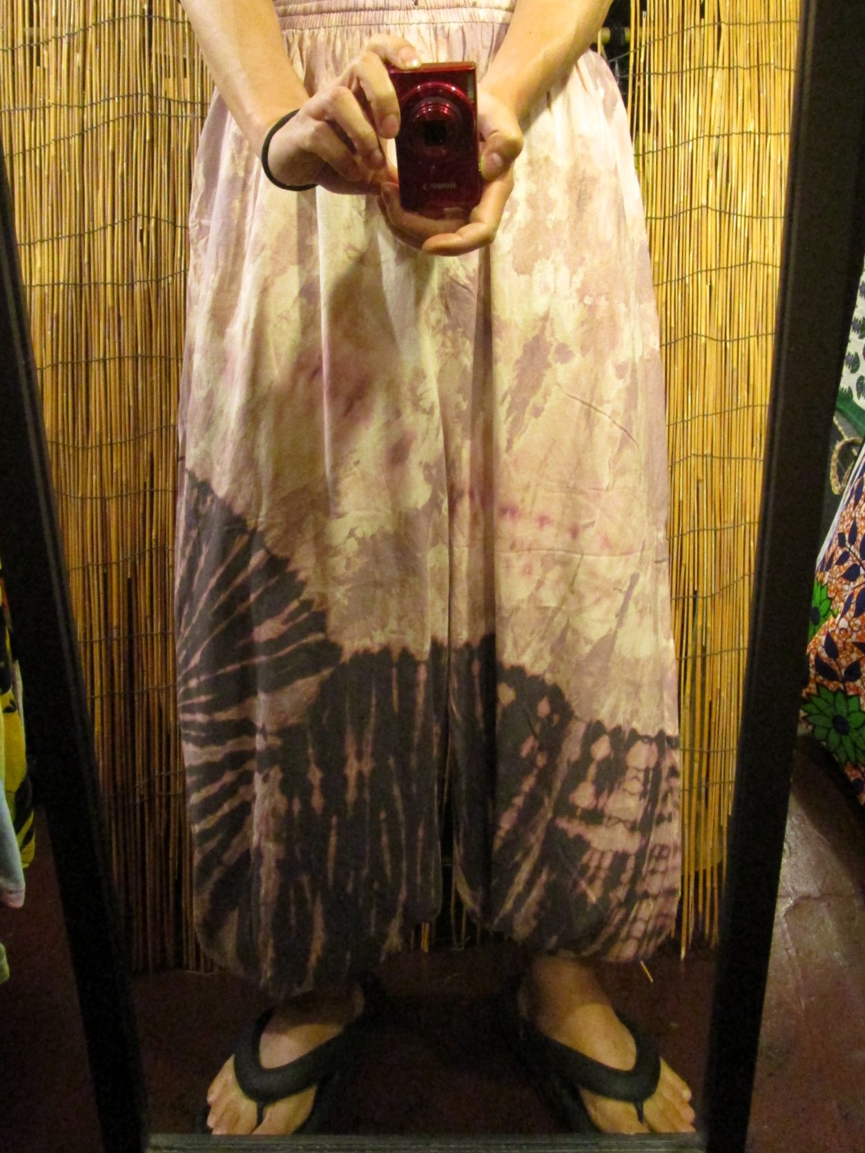 画像: タイダイ染め＊ストレッチコットン素材＊ゆったりシルエット＊ビッグアラジンパンツ＊バルーンパンツ