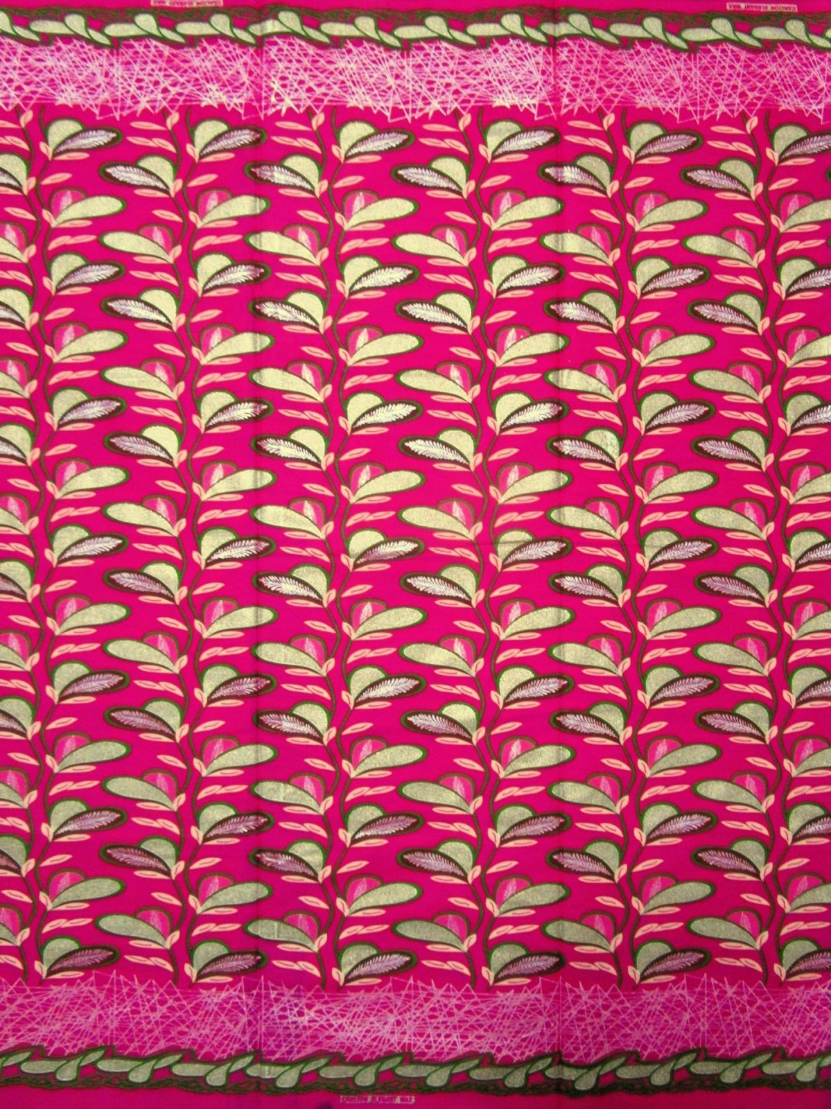 画像1: アフリカンプリント生地 パーニュ