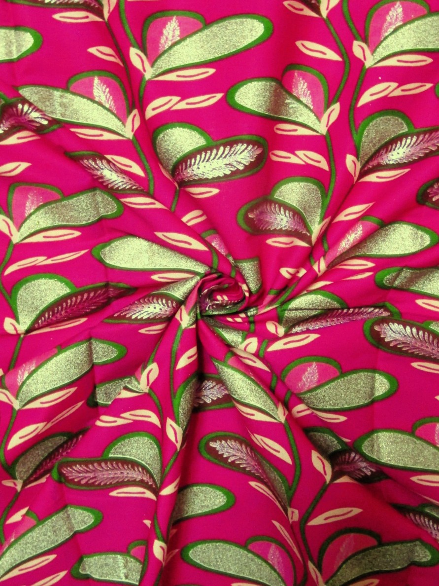 画像: アフリカンプリント生地 パーニュ