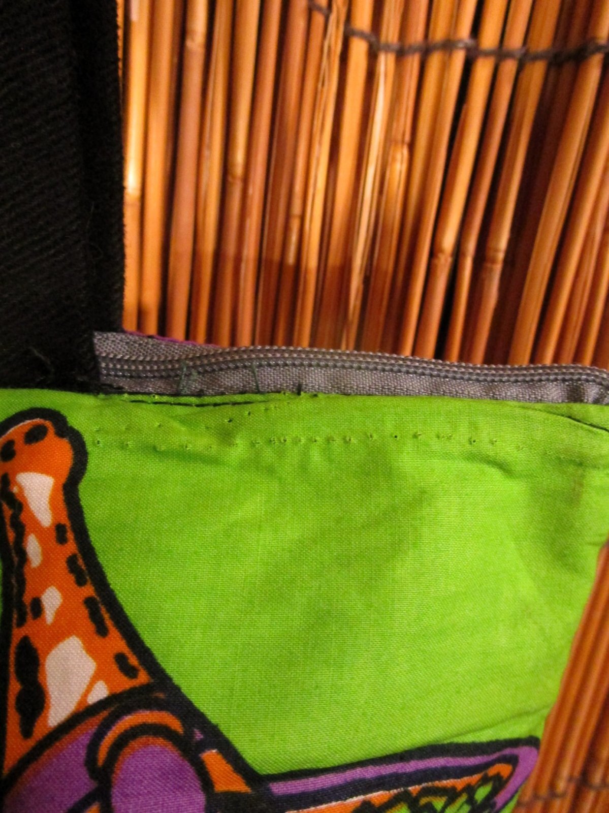 画像4: パーニュ生地＊アフリカンプリント＊トートバッグ＊Ｍ